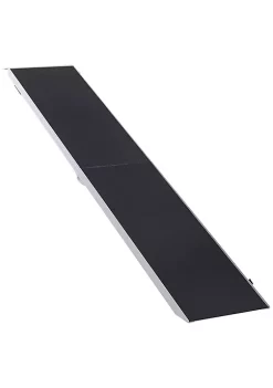 Deals ❤️ PawHut 96" Portable Bi Fold Folding Vehicle Pet Ramp for Large 🐶 Dog or Animals with Safety Lock and Convenient Carry Handle 🔔