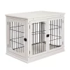 Best Sale 💯 PawHut 26" Wooden 🐶 Dog Crate Furniture Style Pet Cage Kennel End Table with Lockable Double Door Entrance and Top Shelf White ✨ 2 Best Sale 💯 PawHut 26" Wooden 🐶 Dog Crate Furniture Style Pet Cage Kennel End Table with Lockable Double Door Entrance and Top Shelf White ✨ -Cheap PawHut Store Belk 672