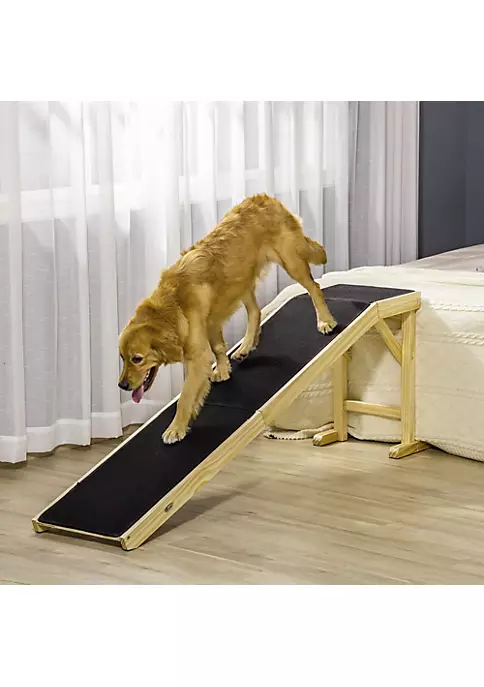 Cheapest π PawHut Pet Ramp πΆ Dog Bed Ramp for πΆ Dogs with Non Slip Carpet and Top Platform 74" x 16" x 25" Natural 𧨠5 Cheapest π PawHut Pet Ramp πΆ Dog Bed Ramp for πΆ Dogs with Non Slip Carpet and Top Platform 74" x 16" x 25" Natural 𧨠- Image 3