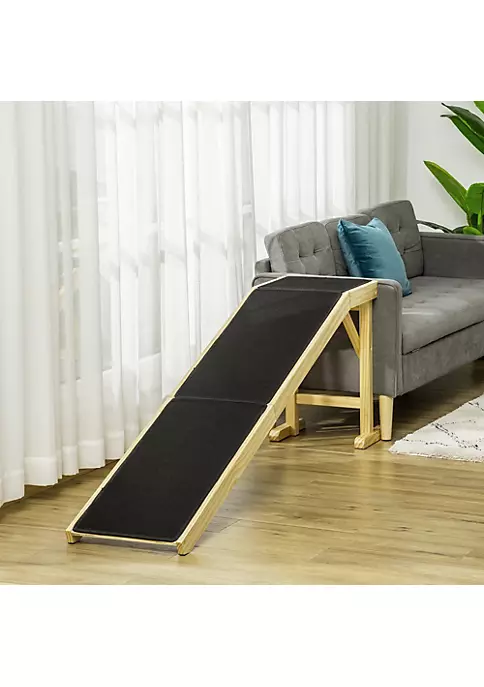 Cheapest π PawHut Pet Ramp πΆ Dog Bed Ramp for πΆ Dogs with Non Slip Carpet and Top Platform 74" x 16" x 25" Natural 𧨠6 Cheapest π PawHut Pet Ramp πΆ Dog Bed Ramp for πΆ Dogs with Non Slip Carpet and Top Platform 74" x 16" x 25" Natural 𧨠- Image 4