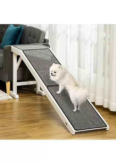 Brand new ๐ PawHut Pet Ramp ๐ถ Dog Bed Ramp for ๐ถ Dogs with Non Slip Carpet and Top Platform 74" x 16" x 25" White ๐ 6 Brand new ๐ PawHut Pet Ramp ๐ถ Dog Bed Ramp for ๐ถ Dogs with Non Slip Carpet and Top Platform 74" x 16" x 25" White ๐ - Image 4
