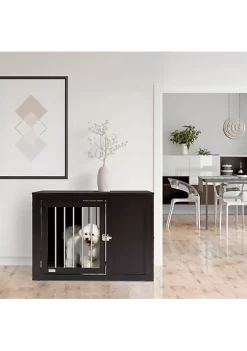 Deals 🎉 PawHut Furniture Style Indoor 🐶 Dog Crate End Table Pet Cage Kennel with Double Doors and Locks for Medium 🐶 Dogs Coffee ✨ -Cheap PawHut Store Belk 749