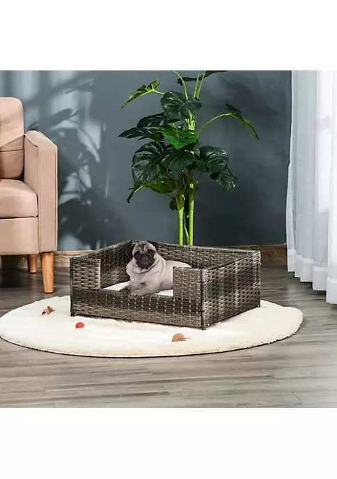 Top 10 ๐ PawHut Rattan Pet Bed Raised Wicker ๐ Dog House Small Animal Sofa Indoor and Outdoor with Soft Washable Cushion Grey ๐ 5 Top 10 ๐ PawHut Rattan Pet Bed Raised Wicker ๐ Dog House Small Animal Sofa Indoor and Outdoor with Soft Washable Cushion Grey ๐ - Image 3