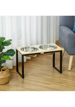 Flash Sale 👍 PawHut Elevated 🦮 Dog Feeder with 2 Stainless Steel Bowls Twin Raised Adjustable Pet Food Platform for Small Medium Large 🦮 Dogs Natural 🔥 10 Flash Sale 👍 PawHut Elevated 🦮 Dog Feeder with 2 Stainless Steel Bowls Twin Raised Adjustable Pet Food Platform for Small Medium Large 🦮 Dogs Natural 🔥 -Cheap PawHut Store Belk 905